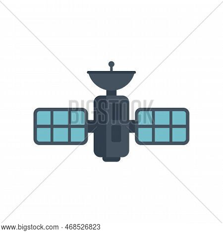 Satelitte Icon Flat Vector. Lab Scientist. Biology Disease Isolated