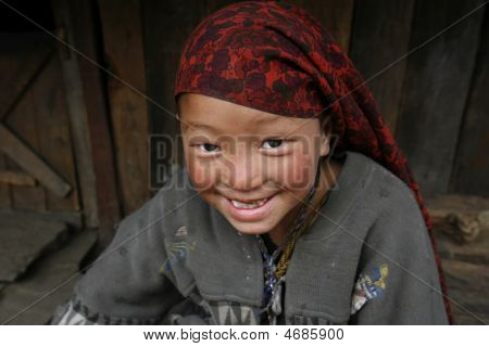 Giovane ragazza Nepalese