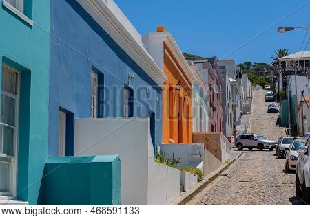 Cape Town, South Africa, December 29, 2022: Bo-kaap Is A District Of Cape Town In The Western Cape P