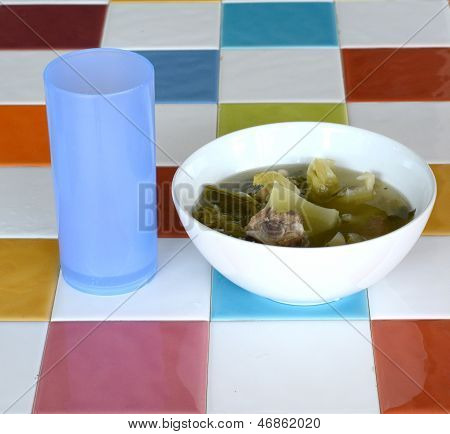 Dušené vepřové Blone nakládané zelené hořčice