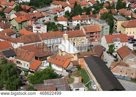 Karlovac, Croatia - July 22, 2011: Parish Church Of The Holy Three Kings In Karlovac, Croatia On Jul