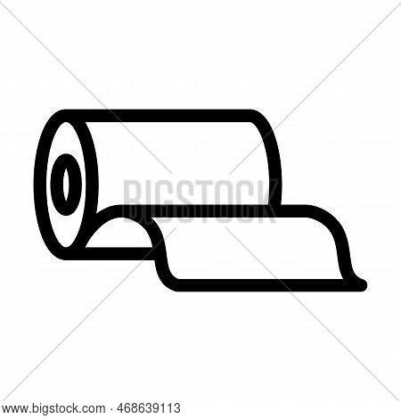 Absorbent Compress Dressing First Aid Line Icon Vector. Absorbent Compress Dressing First Aid Sign. 