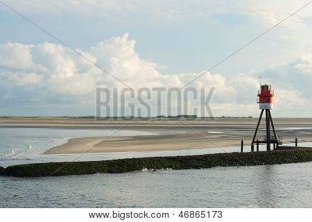 Beacon på tyske ø Borkum