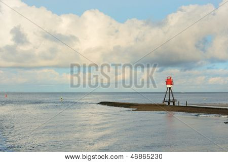 Beacon på tyske ø Borkum