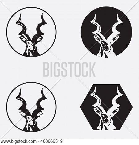 Antelope Logo Vector Illustrations Design Icon Logo