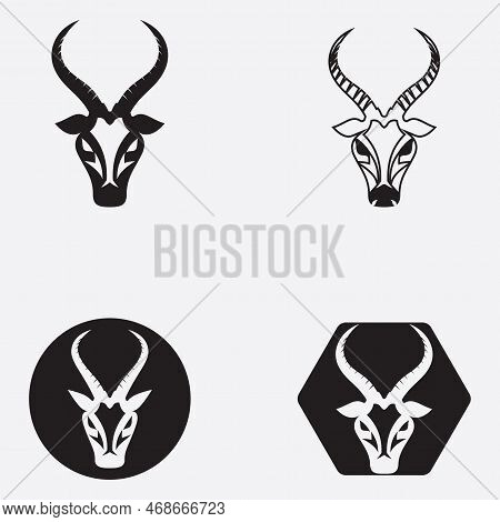 Antelope Logo Vector Illustrations Design Icon Logo