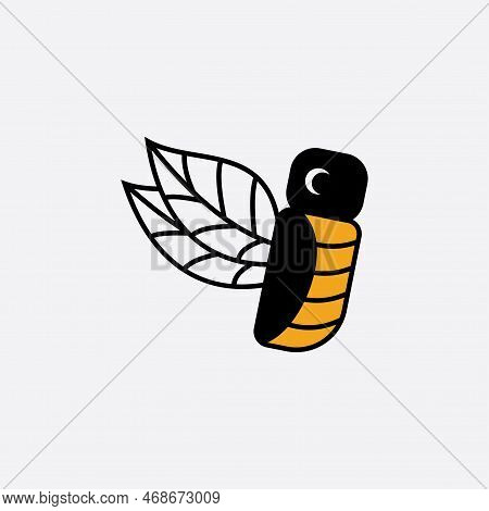 Bee Logo Vector Illustration Design Icon Logo
