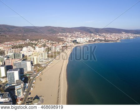 Aerial View Of Resort Of Sunny Beach, Bulgaria