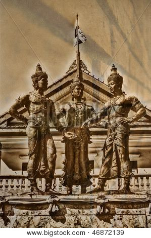 Monumento di tre re, Chiang Mai