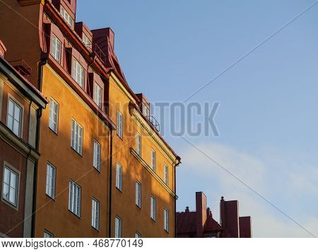 Low Angle View Of Buildinga Against Sky