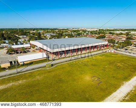Aerial Drone Photo Bergeron Rodeo Grounds