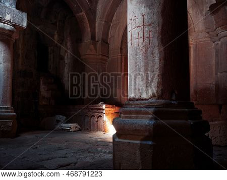 Goshavank, Nor Getik Is An Armenian Medieval Monastic Complex Of The Xii-xiii Centuries In The Villa