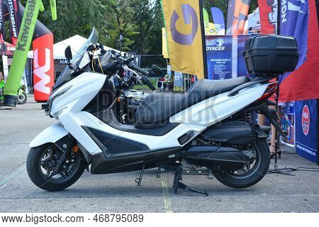 Pasay, Ph - Nov 27 - Kymco Motorcycle At Freedom Ride Festival Motorshow On November 27, 2022 In Pas