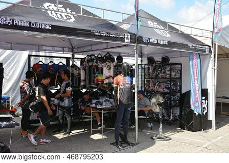 Pasay, Ph - Nov 27 - Parak Motorcycle Clothing Booth Display At Freedom Ride Festival Motorshow On N