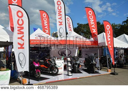 Pasay, Ph - Nov 27 - Kymco Booth Display At Freedom Ride Festival Motorshow On November 27, 2022 In 
