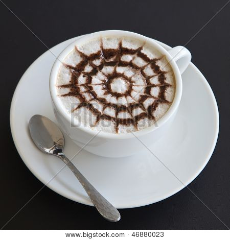 Latte kop kaffe