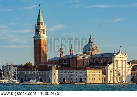 Architecture Of San Giorgio Maggiore Island In Venice, Italy