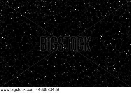 Glowing Stars In Space.  Galaxy Space Background.  Starry Night Sky Background.  Night Sky With Plen