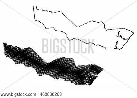 Caravelas Municipality (bahia State, Municipalities Of Brazil, Federative Republic Of Brazil) Map Ve