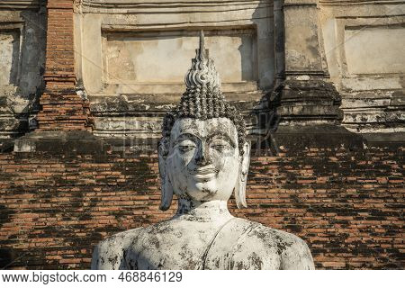 Thailand Ayutthaya Wat Yai Chai Mongkon