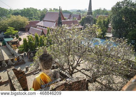 Thailand Ayutthaya Wat Yai Chai Mongkon