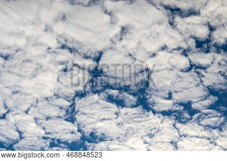 Altocumulus Cloud - Little White Clouds In The Blue Sky