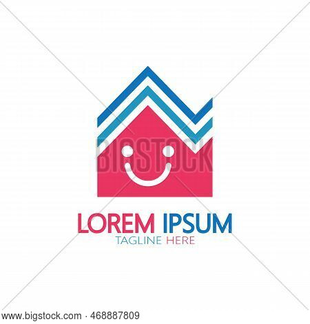 Kindergarten Logo Design Simple Vector Template Icon Illustration,for Education,playgroup,children's