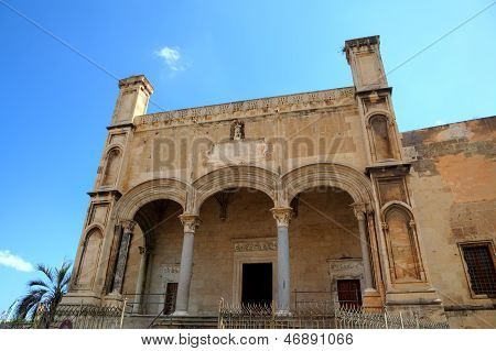 Santa Maria della Catena kirkko. Palermo, Sisilia, Italia