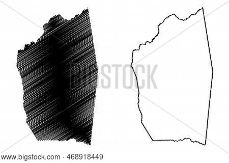 Fatima Municipality (bahia State, Municipalities Of Brazil, Federative Republic Of Brazil) Map Vecto