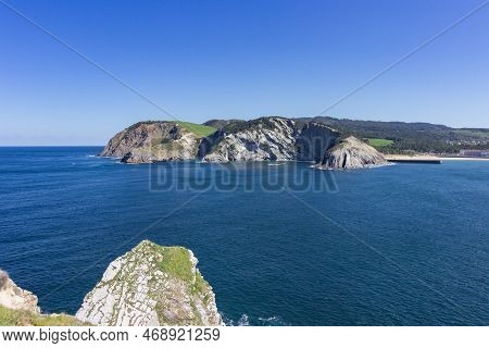 Coastal View Near Barrika In The Basque Country (spain)