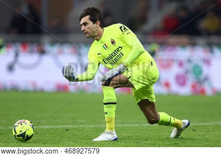 Ciprian Tatarusanu Of Ac Milan During The Coppa Italia Match Beetween Ac Milan And Torino Fc At Stad
