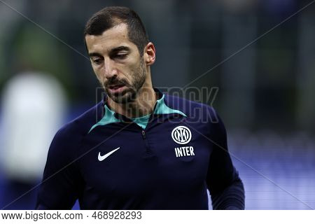 Henrikh Mkhitaryan Of Fc Internazionale During The  Serie A Match Beetween Fc Internazionale And Hel