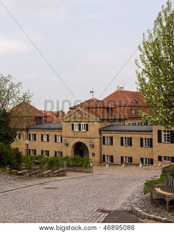 Bavarian Village Town Of Castell In Bavaria Germany