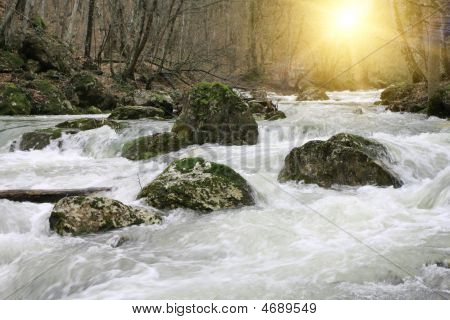 Ausführen der Bergfluss