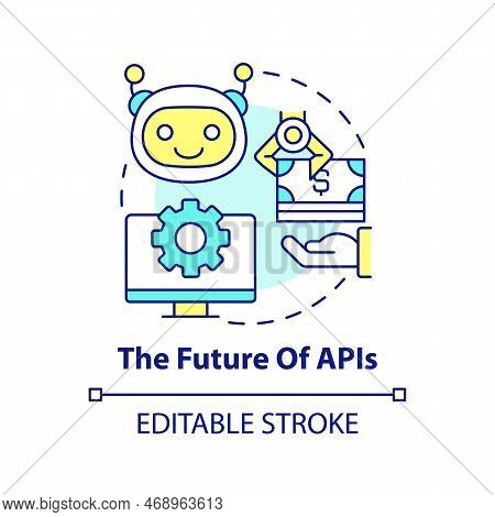 Future Of Fpis Concept Icon. Application Program Interface. Treasury Management Trend Abstract Idea 