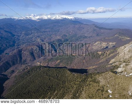 Aerial View Of Pirin Mountain Near Orelyak Peak, Bulgaria