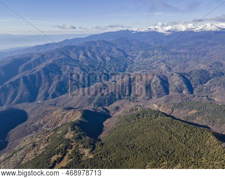 Aerial View Of Pirin Mountain Near Orelyak Peak, Bulgaria