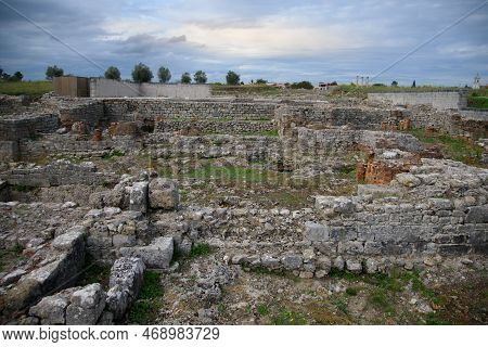 Ruins Of The Old Roman City Of Conimbriga In Portugal