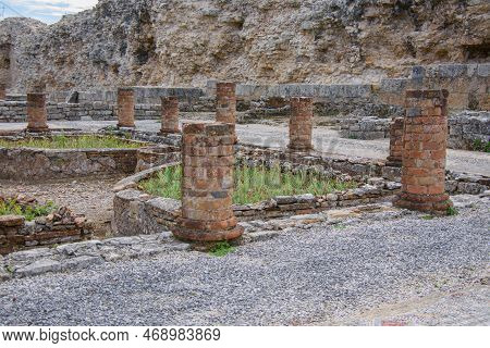 Ruins Of The Old Roman City Of Conimbriga In Portugal