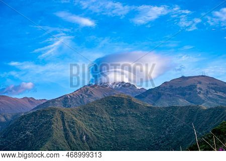 Cotacachi Volcano In Ecuadorian Andes In South America