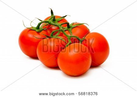 Tomato Isolated On White Background