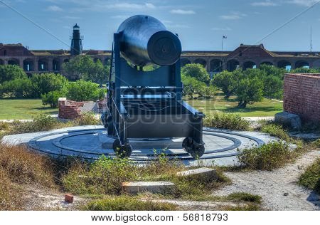 Cannon In Fort Jefferson, Florida