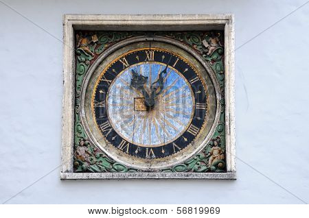 Clock On The Church Of The Holy Ghost