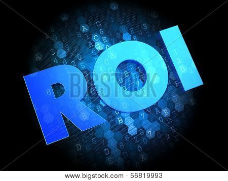 ROI on Digital Background.
