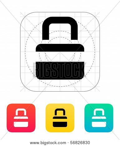 Lock icon.