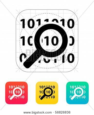 Security search icon.