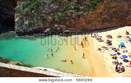 Stranden af berlenga ø.