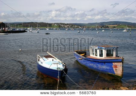 Yacht In River Exe
