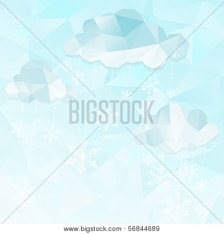Vector abstract winter Background. Eps10