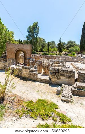 Monastery (friary) In Messara Valley At Crete Island In Greece. Messara - Is  Largest Plain In Crete